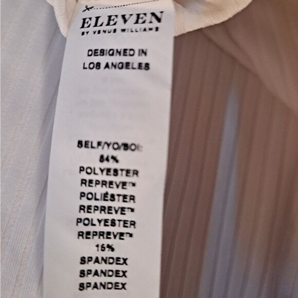 EleVen by Venus Williams Women's Love to Love Rib Tee Medium - Picture 6 of 7